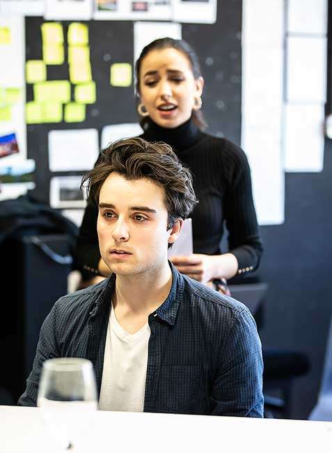 Oli-Higginson,-Molly-Lynch-2-photo-by-Pamela-Raith The Last Five Year Rehearsal Photo