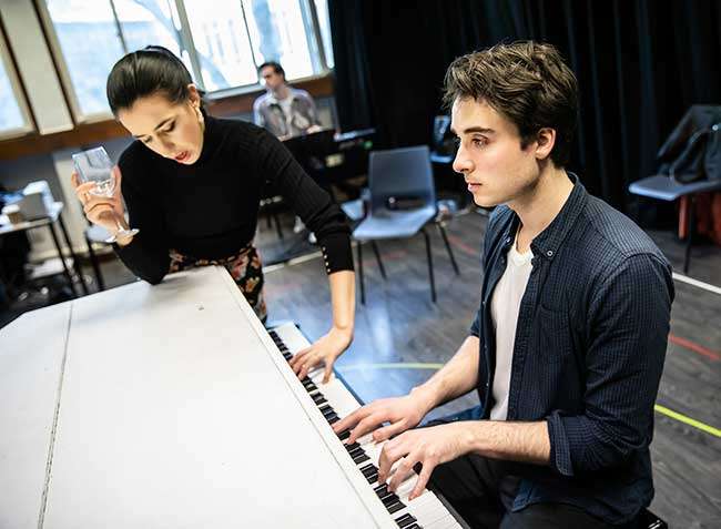Oli-Higginson,-Molly-Lynch-3-photo-by-Pamela-Raith The Last Five Year Rehearsal Photo